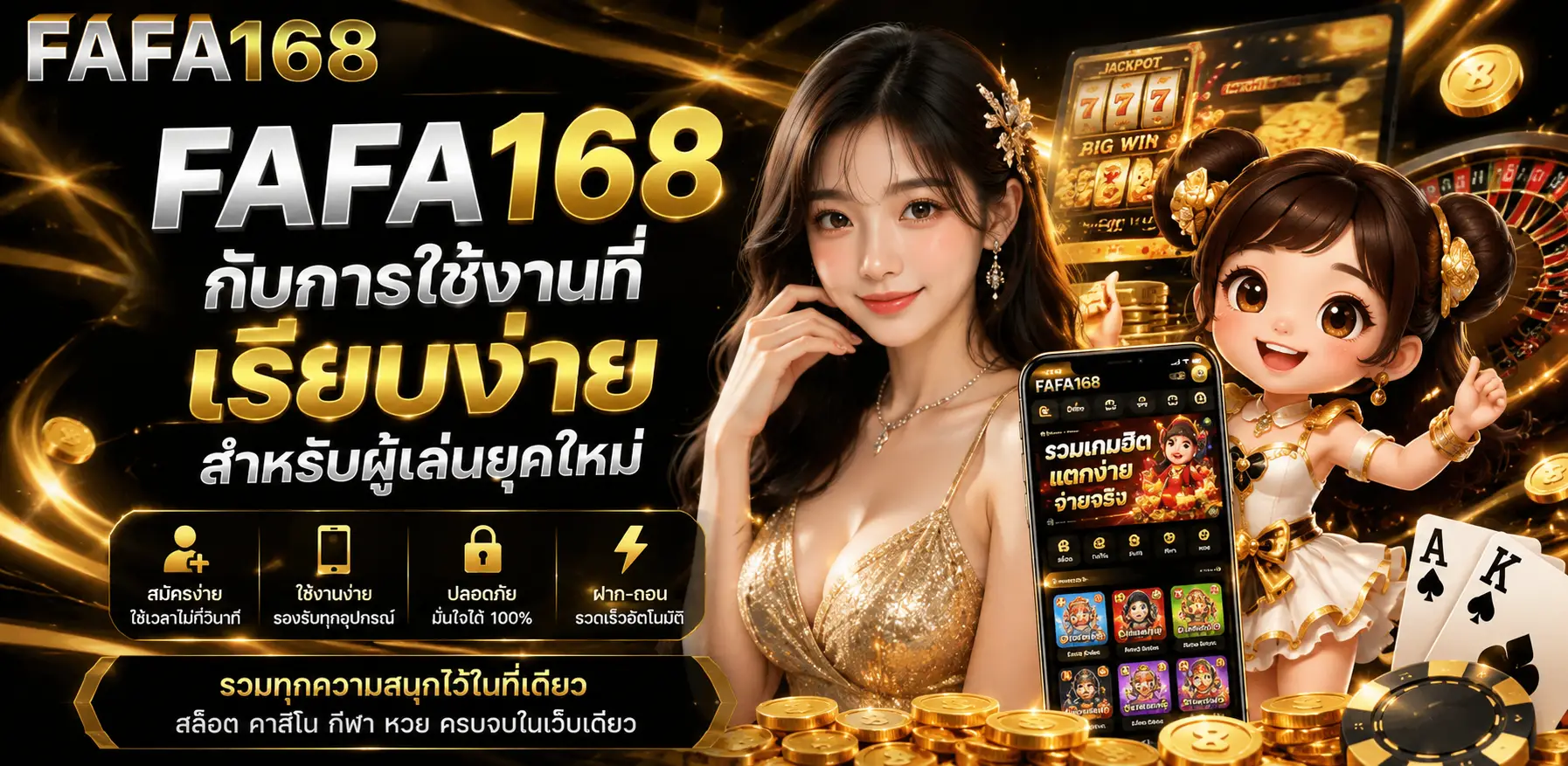 fafa168 กับการใช้งานที่เรียบง่ายสำหรับผู้เล่นยุคใหม่